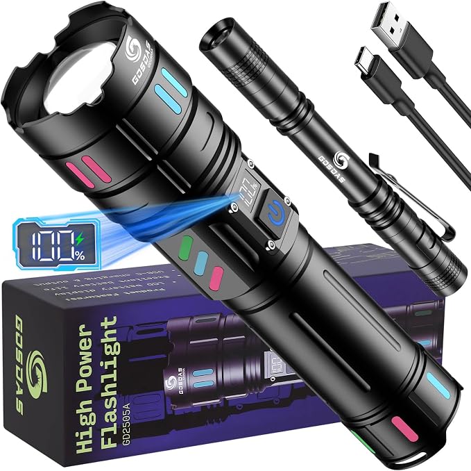 Gosdas Rechargeable Flashlight