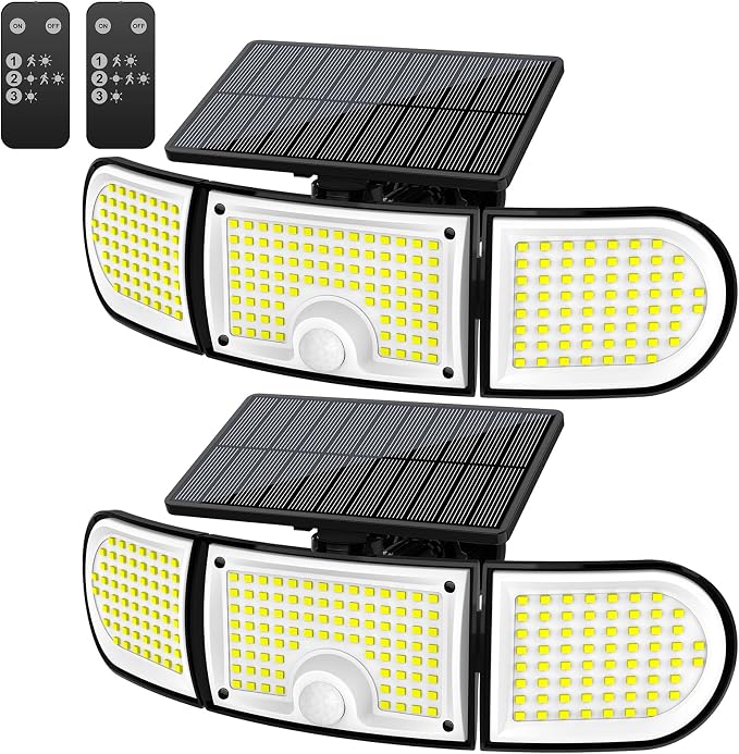 IYGR Solar Motion Sensor Lights (2-Pack)